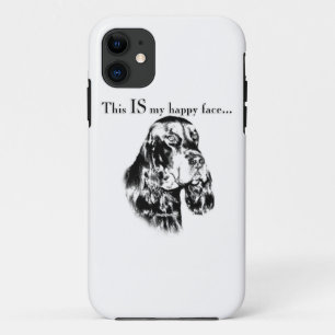 Gordon Setter Happy Face iPhone 11 Case
