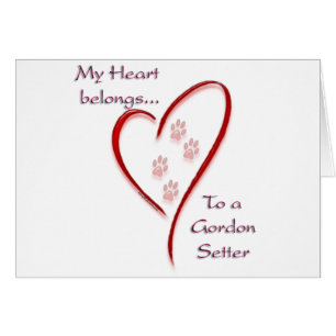 Gordon Setter Heart Belongs