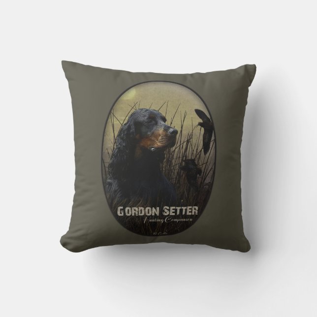 Gordon Setter , Hunting companion     Cushion (Front)