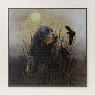Gordon Setter , Hunting companion Jigsaw Puzzle