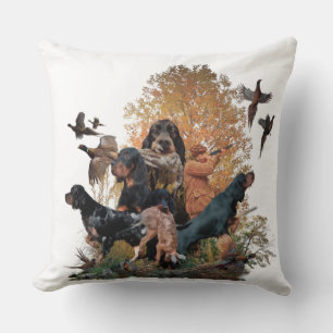 Gordon Setter, hunting season  Cushion