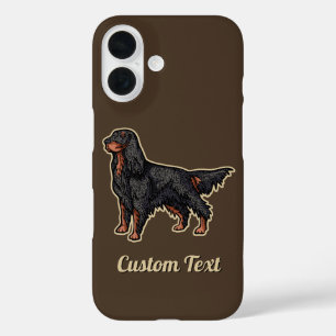 Gordon Setter Illustration iPhone 16 Case