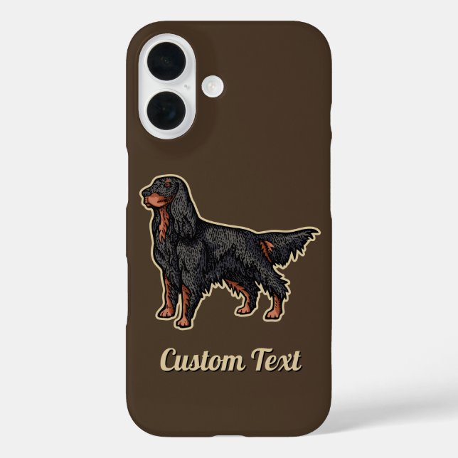 Gordon Setter Illustration Case-Mate iPhone Case (Back)