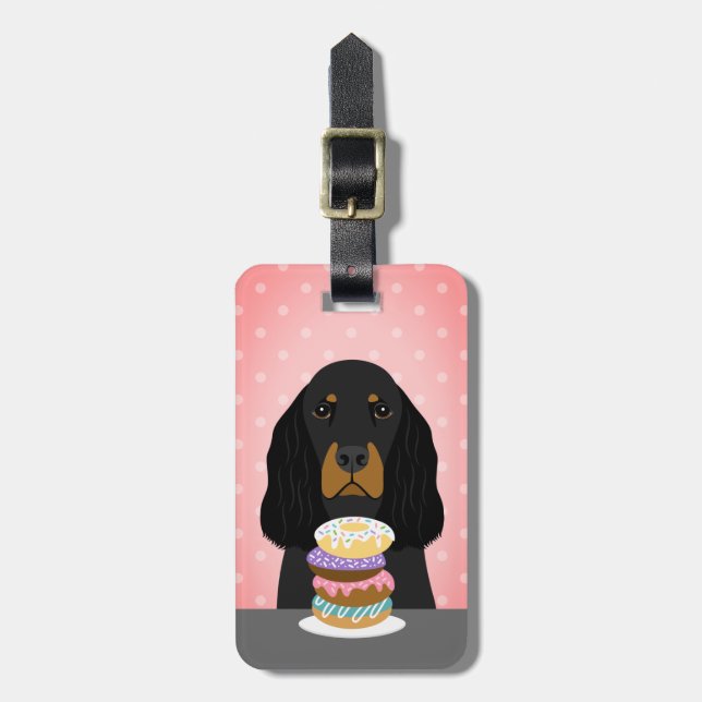 Gordon Setter Luggage Tags (Front Vertical)