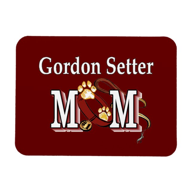 Gordon Setter Mum Gifts Magnet (Horizontal)