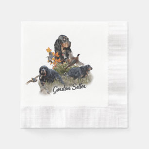Gordon Setter  Napkin