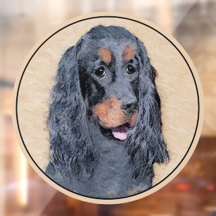 Gordon Setter Painting - Cute Original Dog Art
