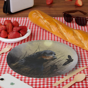 Gordon Setter  Paper Plate