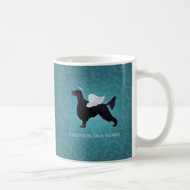 Gordon Setter Pet Memorial Dog Angel Coffee Mug (Right)