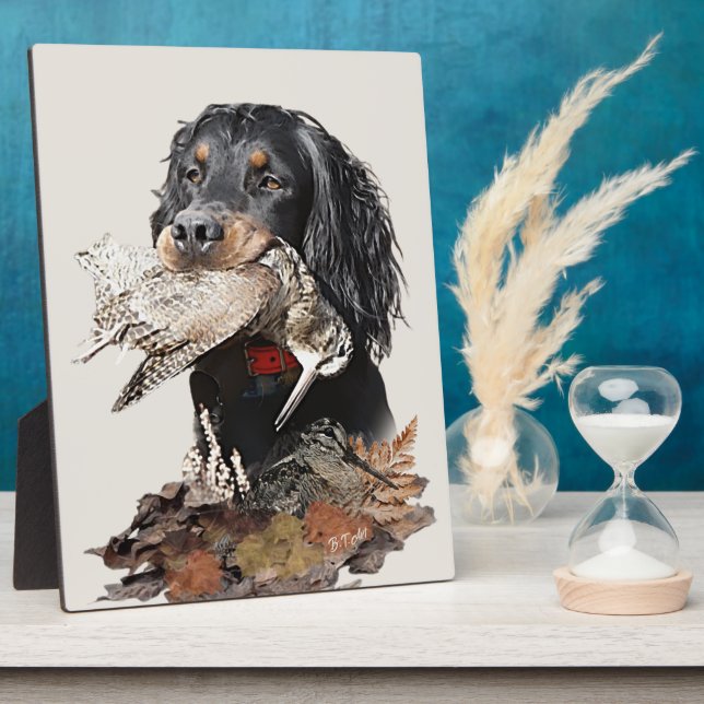 Gordon Setter  Plaque (Side)