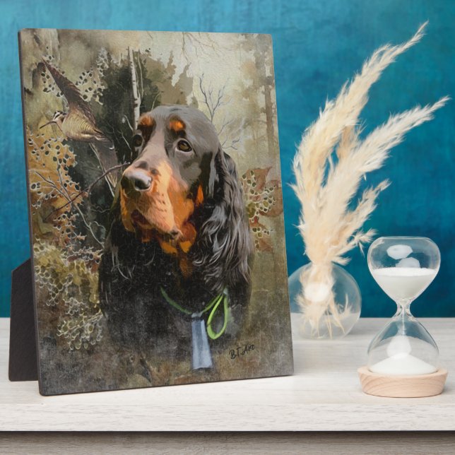 Gordon Setter  Plaque (Side)