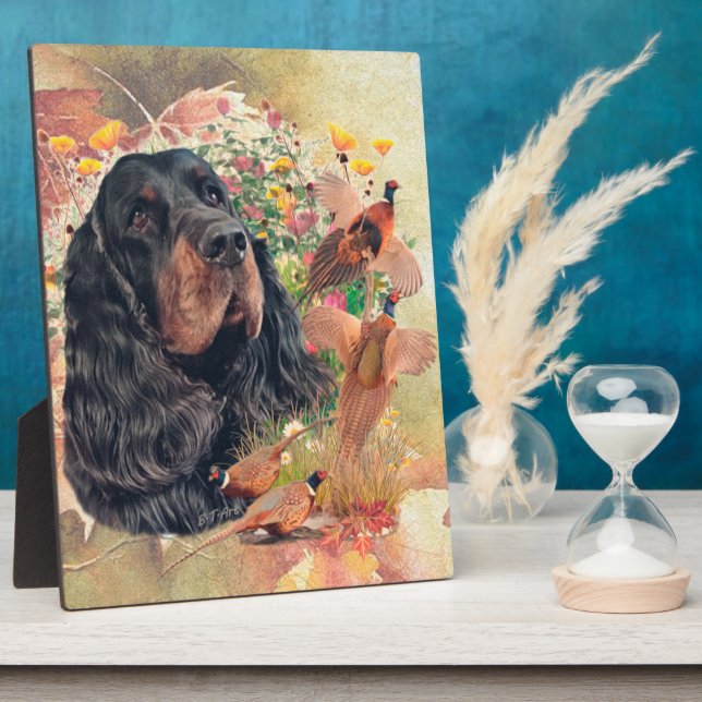 Gordon Setter ,  Plaque (Side)