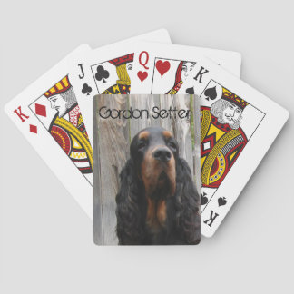 Gordon Setter Playing Cards
