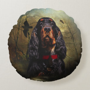 Gordon Setter Round Cushion