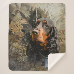 Gordon Setter Sherpa Blanket