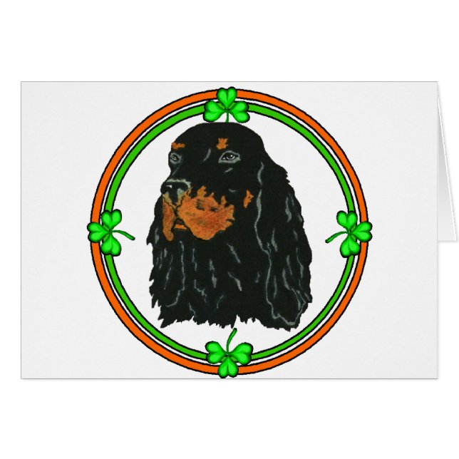 Gordon Setter St Patricks (Front Horizontal)