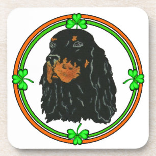 Gordon Setter St Patricks Coaster