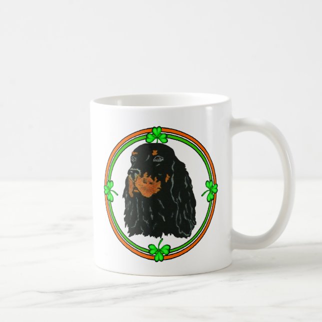 Gordon Setter St Patricks Coffee Mug (Right)