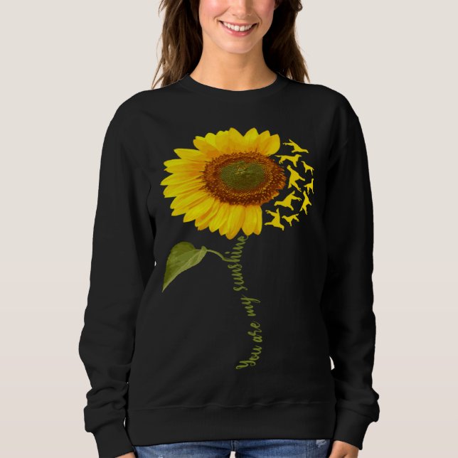 Gordon Setter Sunflower Sweatshirt (Front)