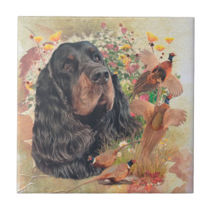 Gordon Setter Tapestry Coffee Mug Throw Pillow Bev Ceramic Tile