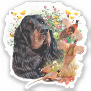 Gordon Setter Tapestry Poster Acrylic Print Tripty
