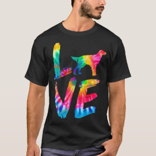 Gordon Setter Tie Dye Love Dog Mum Dad T-Shirt