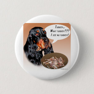 Gordon Setter Turkey 6 Cm Round Badge