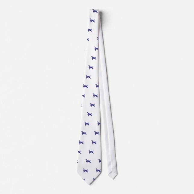 Gordon Setter Watercolor Tie (Front)