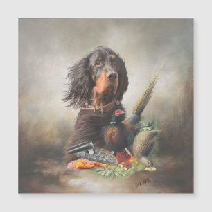 Gordon setter with pheasants, Art