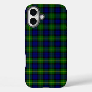 Gordon tartan blue green plaid iPhone 16 plus case