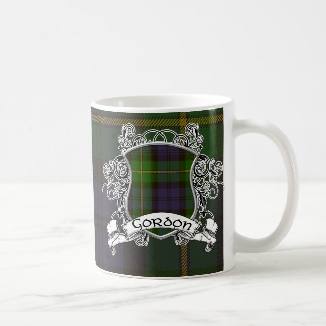 Gordon Tartan Shield Coffee Mug (Right)