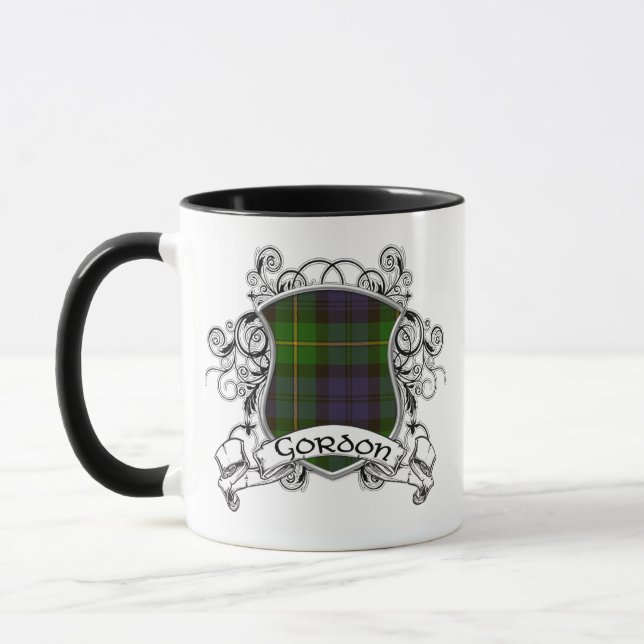 Gordon Tartan Shield Mug (Left)
