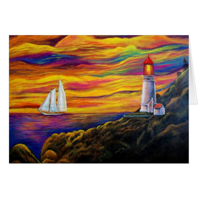 Gordon's Lighthouse Card (Front Horizontal)