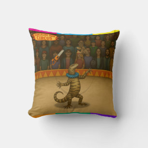 Gordy, goanna juggler cushion