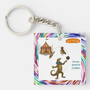 Gordy, goanna juggler key ring