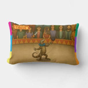 Gordy, goanna juggler lumbar cushion