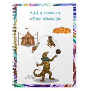 Gordy, goanna juggler notebook