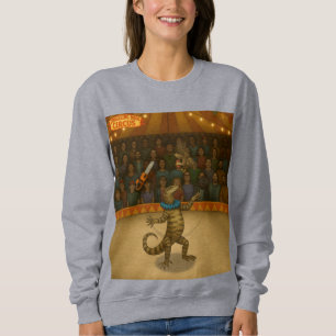 Gordy, goanna juggler sweatshirt
