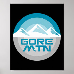 Gore Mountain Ny Graphic Vintage Snowboard Ski T Poster