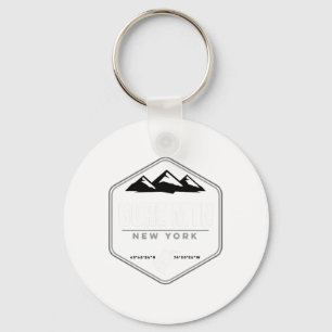 Gore Mountain Ny Snowboard T Key Ring