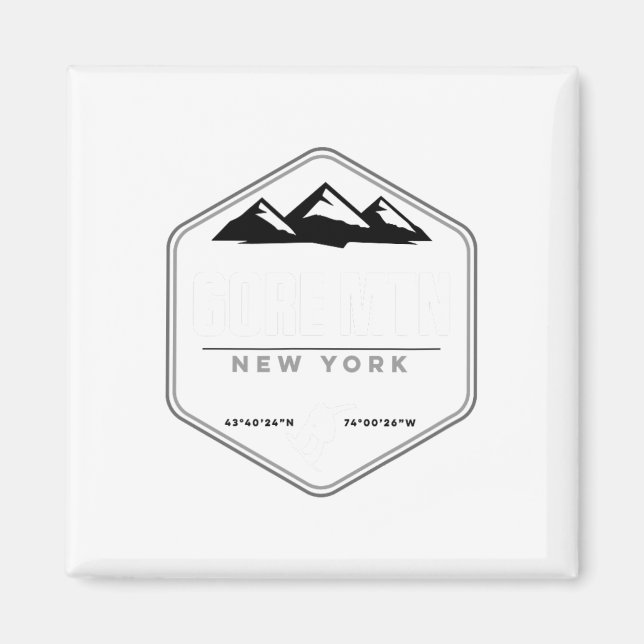 Gore Mountain Ny Snowboard T  Magnet (Front)