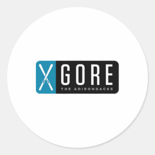 Gore Mountain Ski Classic Round Sticker