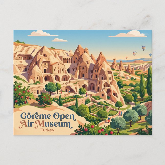 Goreme Open Air Museum Turkey Postcard (Front)