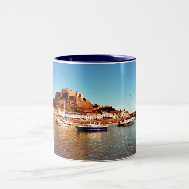 Gorey castle Two-Tone coffee mug (Center)