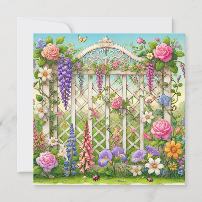 Gorg Garden Gate 1 Invitation (Front)