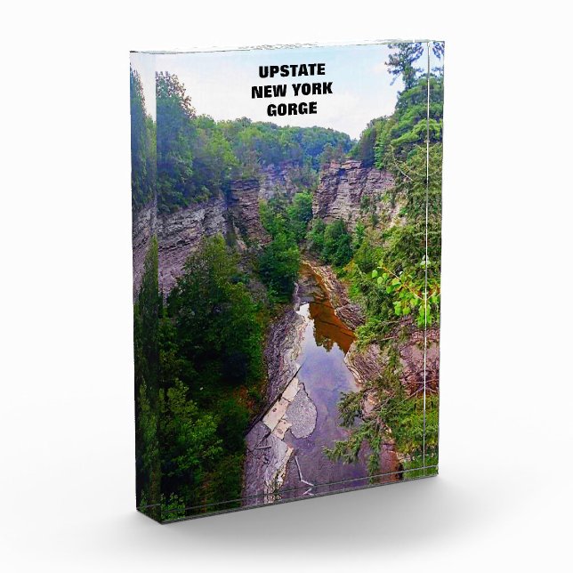 GORGE IN ITHACA NEW YORK ``` PHOTO BLOCK (Left)