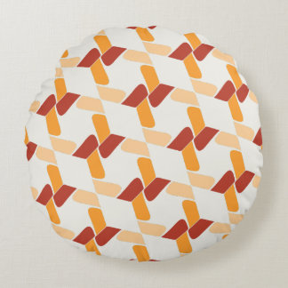 Gorgeous Abstract Floral Round Pillow