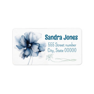Gorgeous address labels floral