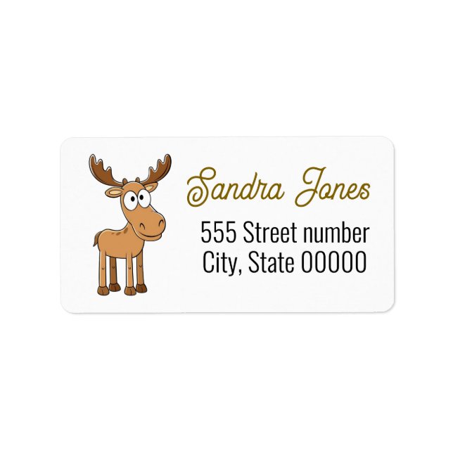 Gorgeous address labels holiday (Front)