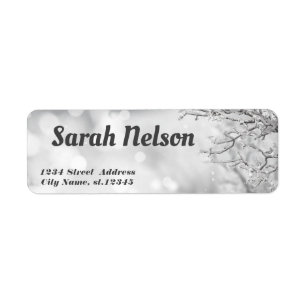 Gorgeous, Amazing, Sweet Sparkly Return Address Label